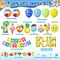 Summer Birthday Party Decorations with Balloons, Banner, Toppers, Foil Balloons, and Beach Balls